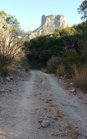 Road down to the lagoons